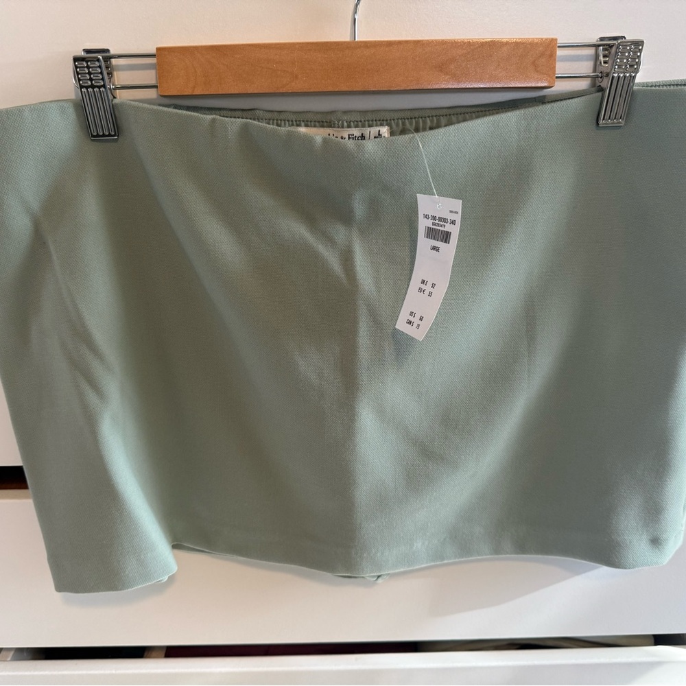 Abercrombie & Fitch Mint Green Mini Skirt